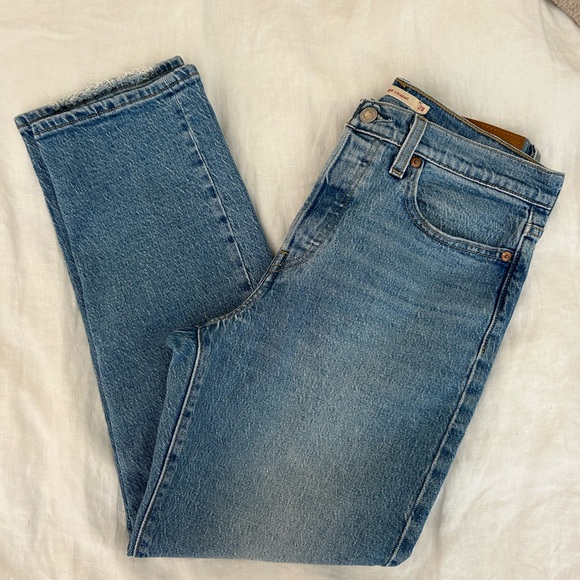 Levi’s Wedgie Stretch Straight Leg Jeans Christina 28 - Picture 2 of 7